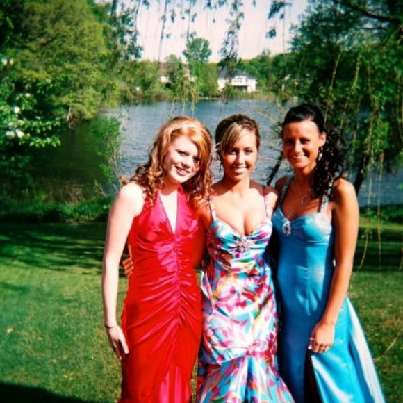 Floral Prom/Evening Dress - Picture 1 of 7